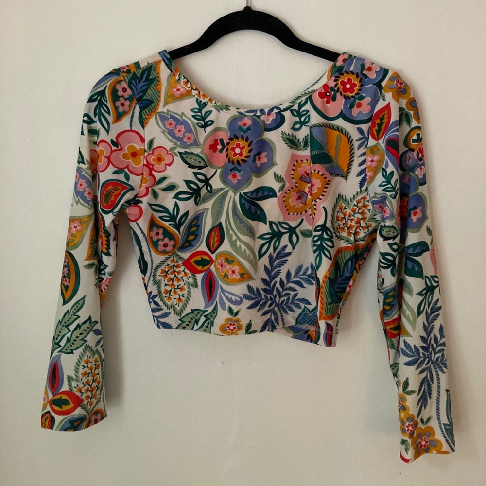 J. Crew Long Sleeve Swimsuit Top